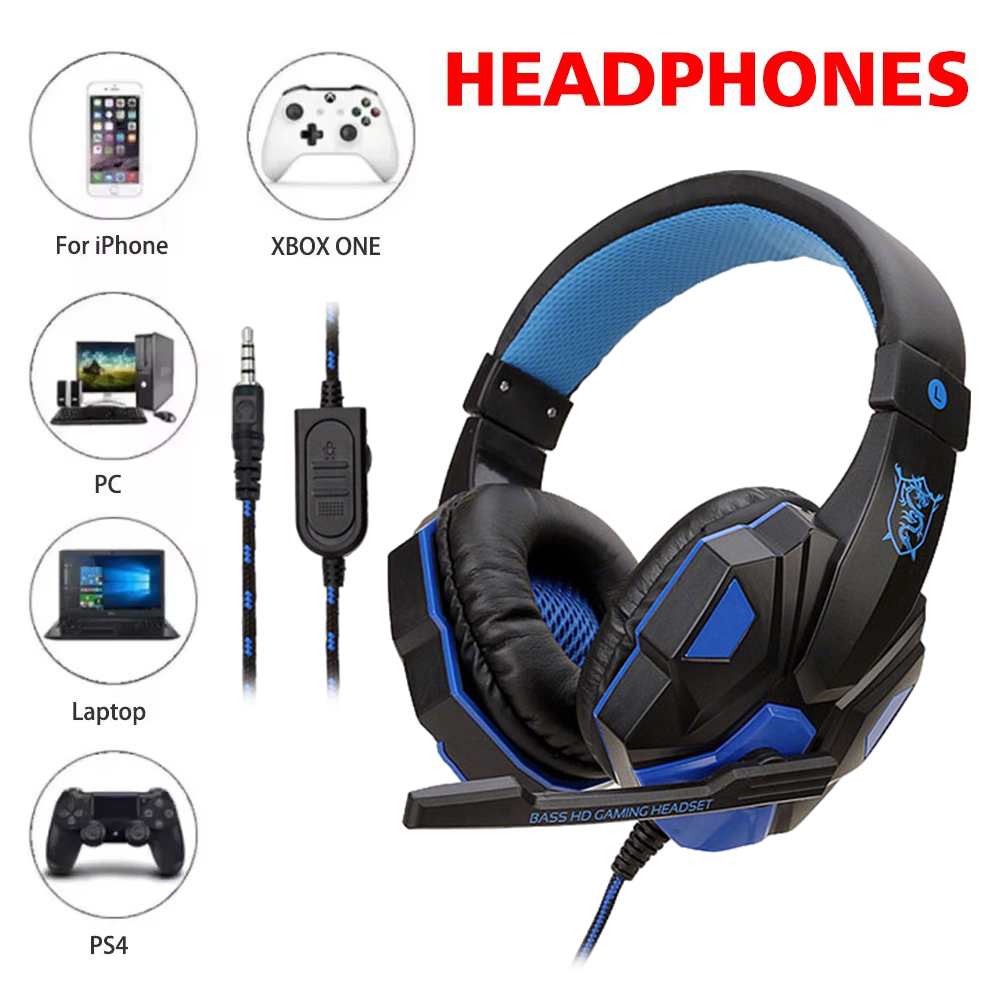 Gaming Headset Rgb - 3.5mm Wired Gaming Headphones With Microphone