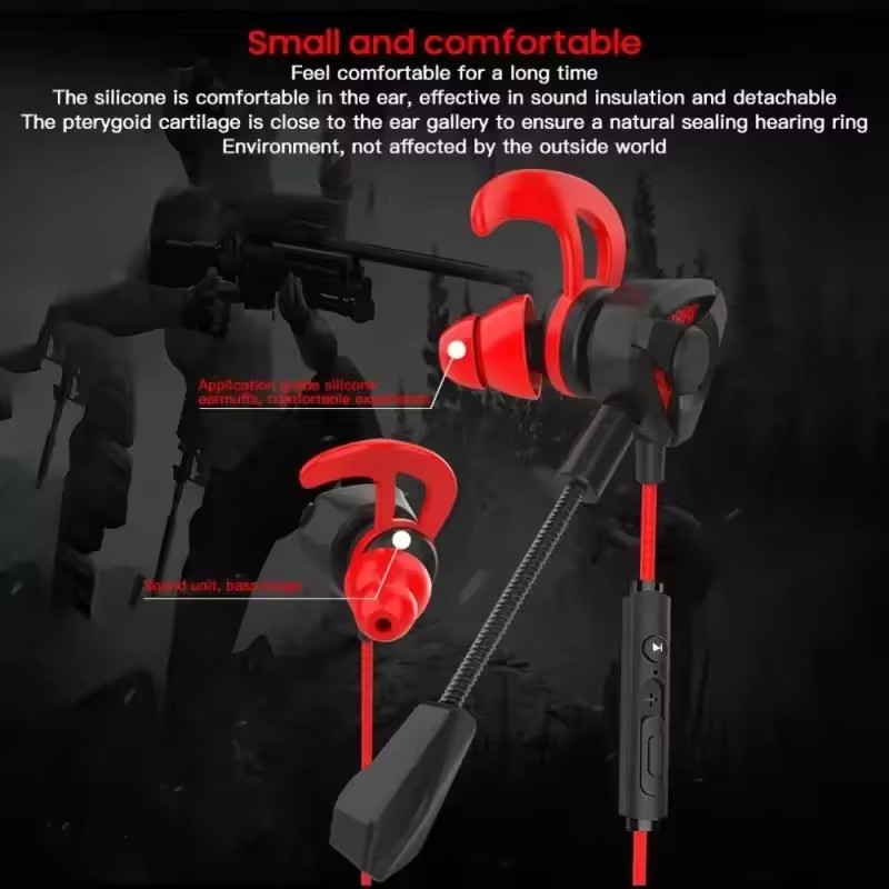 Headset Gamer Headphones Wired – Wired Earphone Mic recenzja i cena