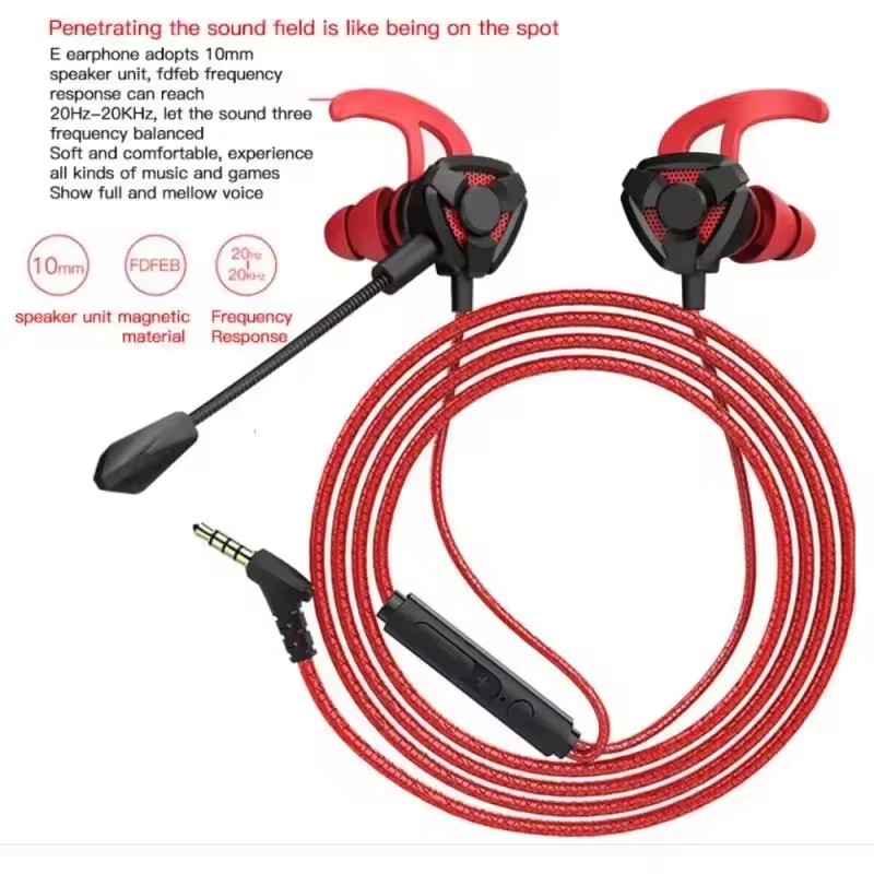 Headset Gamer Headphones Wired – Wired Earphone Mic recenzja i cena