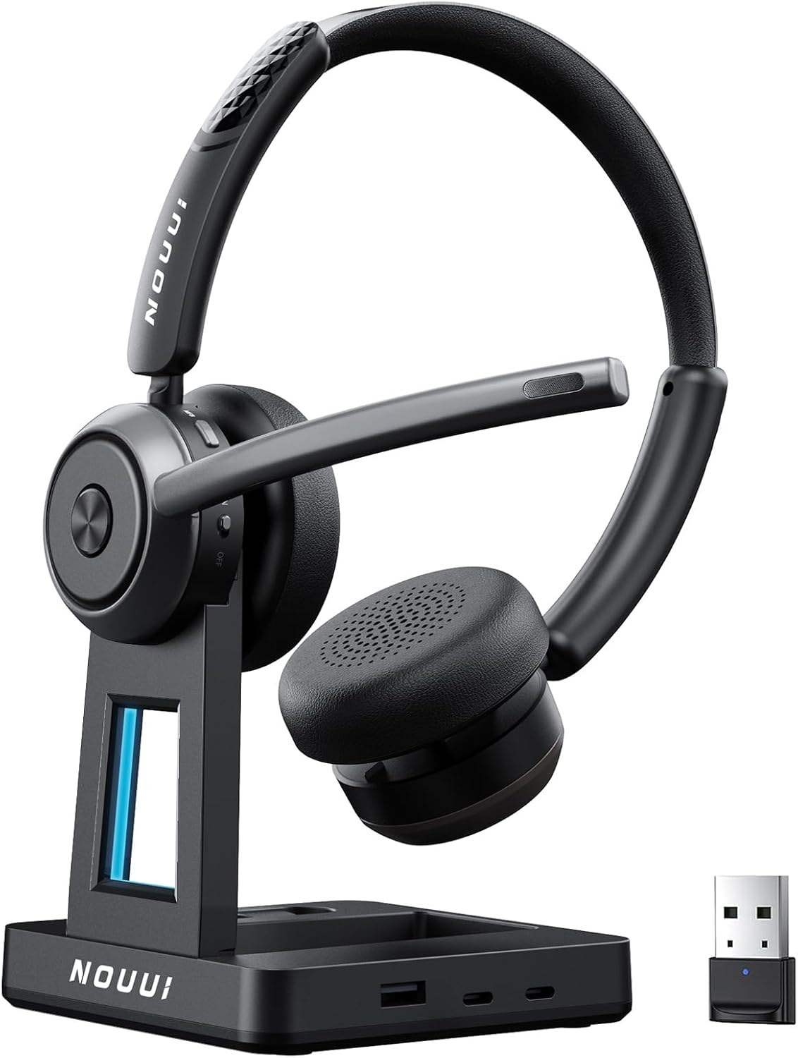 Wireless Headset with Mic for  – Noise Cancelling Headphone recenzja i cena