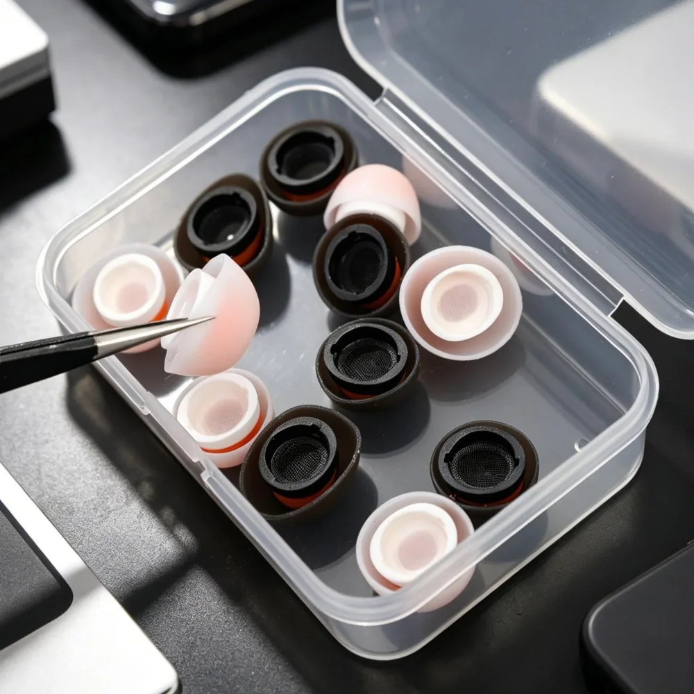 1Box 3Pairs Silicone Ear Plugs – Silicone Ear Tip Replacement recenzja i cena