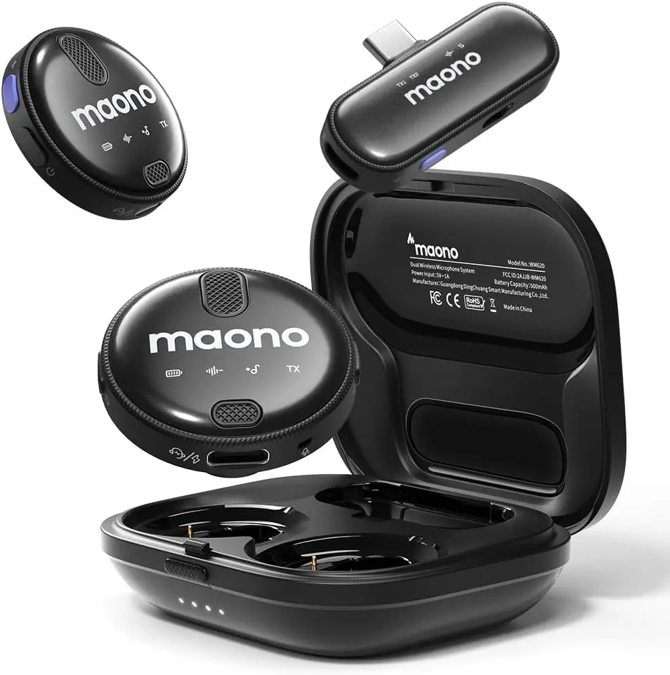 MAONO-Wireless Lavalier Microp – Usb C Earphone recenzja i cena