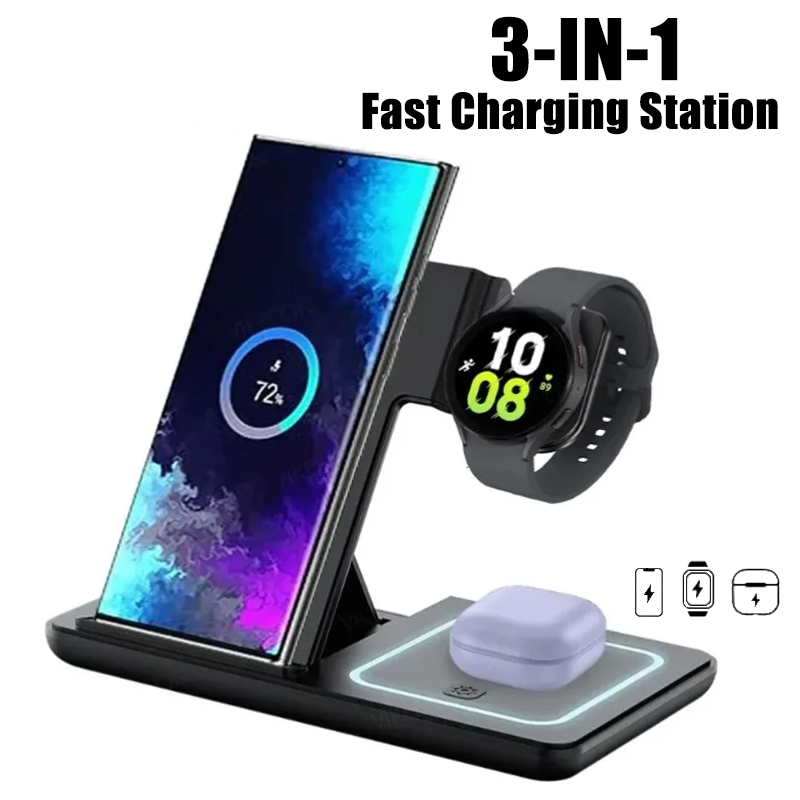 3 in 1 Wireless Charger Desk S – Usb C Earphone recenzja i cena