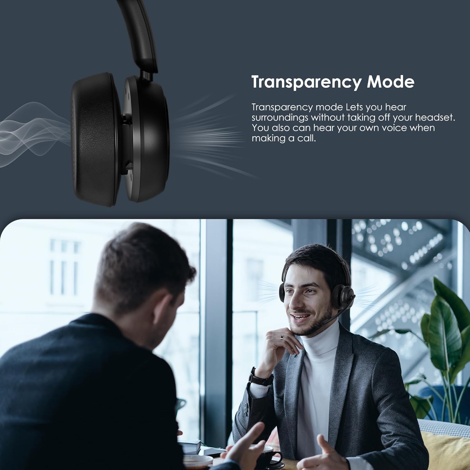 Bluetooth 5.4 ANC Headset with – Noise Cancelling Headphone recenzja i cena