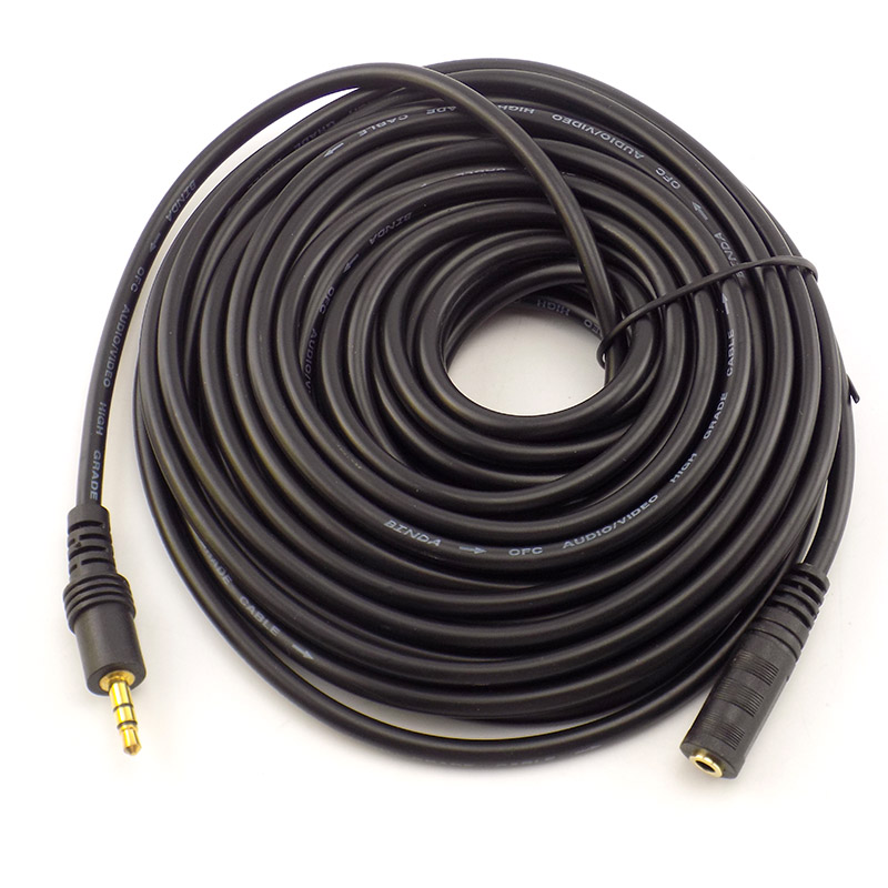1.5/3/5/10M 3.5mm Stereo Male  – Cable Extension 3.5 recenzja i cena