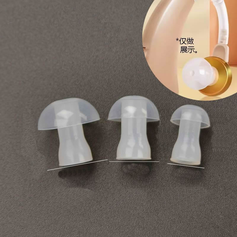 100pcs  Ear Cap Cushion for He – Silicone Ear Tip Replacement recenzja i cena