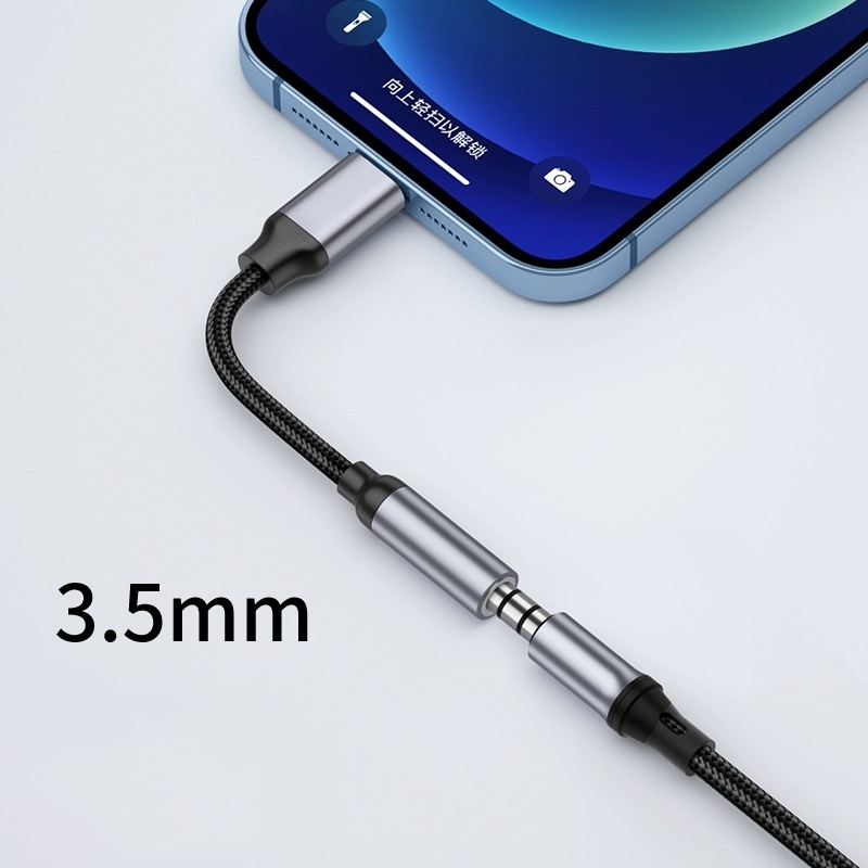 8 Pin to 3.5mm Jack AUX Cable  – Earphone Splitter Jack recenzja i cena