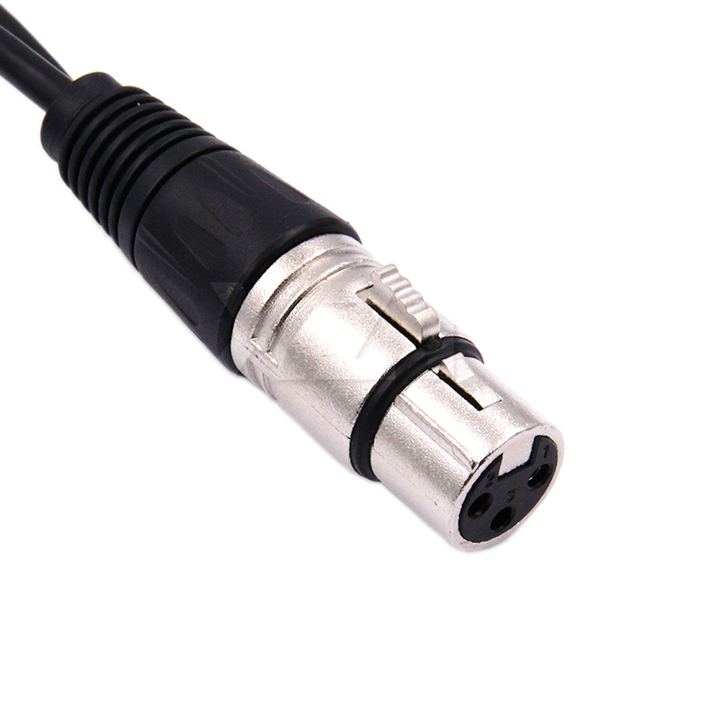 30cm 3 Pin XLR FEMALE Jack To  – Audio Splitter Y recenzja i cena