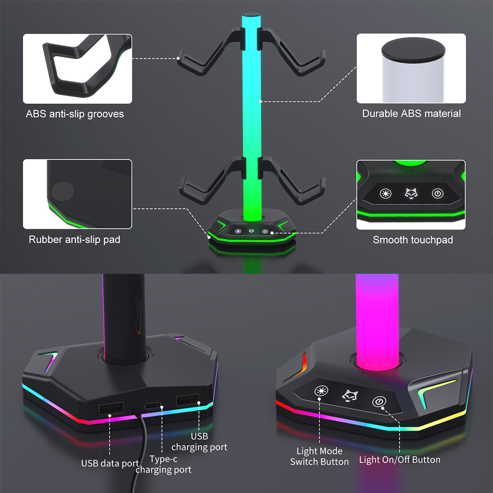 RGB Controller Stand For PS5/X – Headphone Stand Desk recenzja i cena