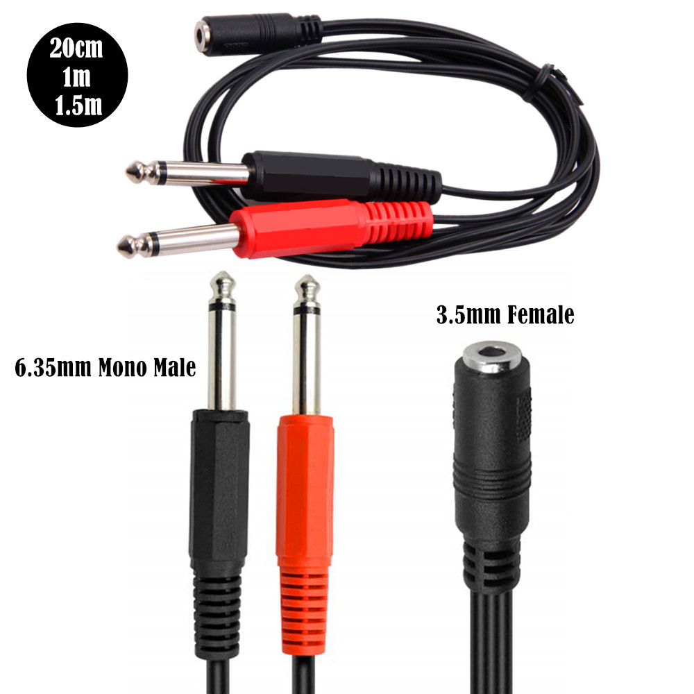 6.35 Mm Male To 2 6.35 Mm 3.5m – Audio Splitter Y recenzja i cena
