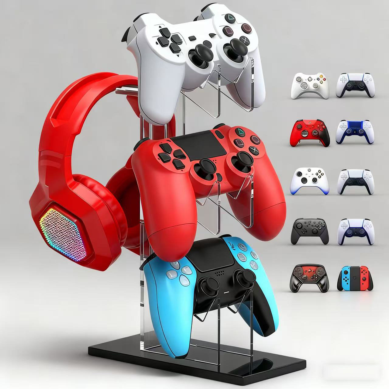 Universal 2/3 Tier Controller  – Headphone Stand Desk recenzja i cena