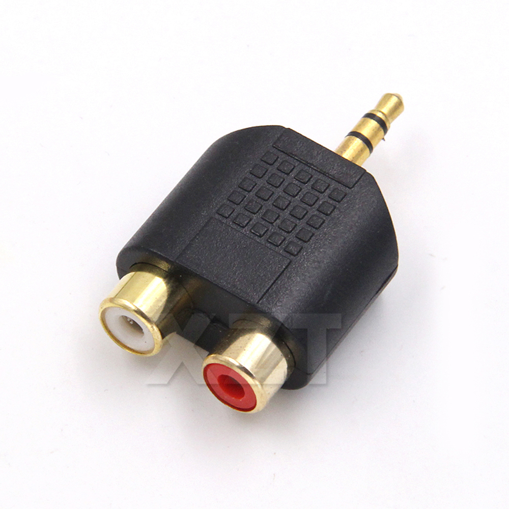 3.5mm Stereo Male To 2 RCA Fem – Earphone Splitter Jack recenzja i cena