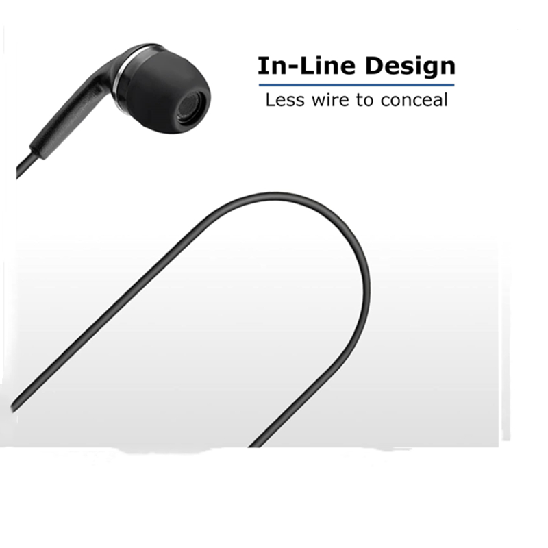 Rubber Earpiece and Mic Headse – Wired Earphone Mic recenzja i cena