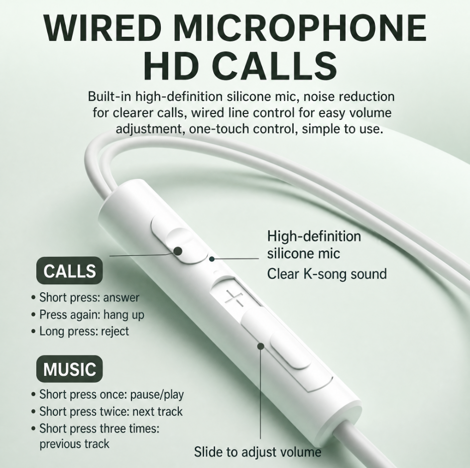 Original Wired Earphones For A – Usb C Earphone recenzja i cena