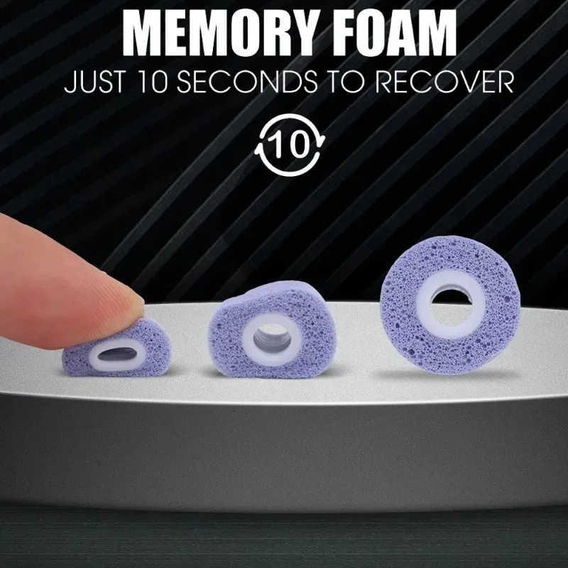 1-3Pairs Memory Foam Eartips f – Earphone Foam Tip recenzja i cena