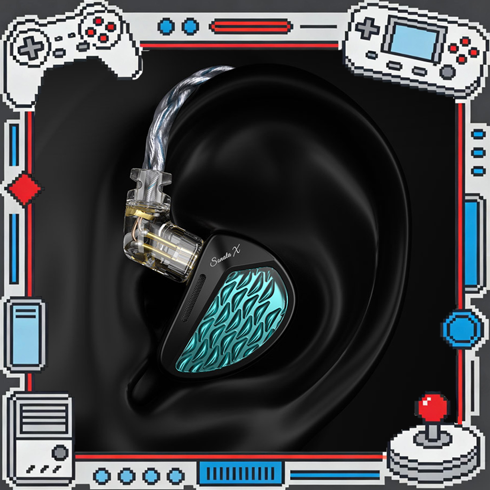KZ Sonata X In-Ear Monitor Ear – Audiophile Headphone Wired recenzja i cena