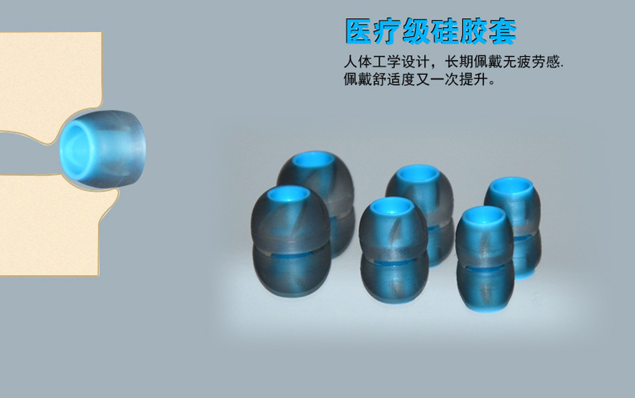 QKZ Spiral Silicone Ear Tips R – Silicone Ear Tip Replacement recenzja i cena