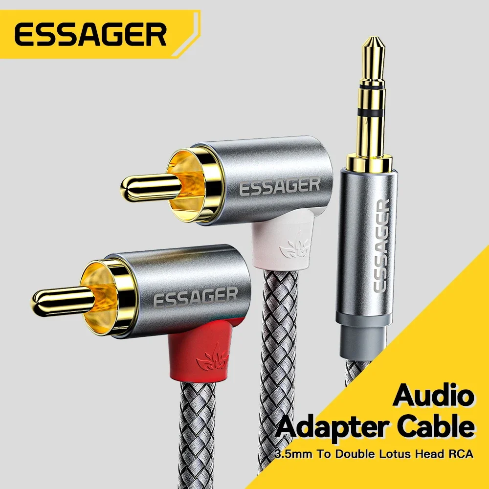 Essager 90 ° Angle RCA Audio S – Audio Splitter Y recenzja i cena