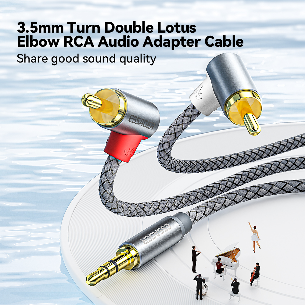 Essager 90 ° Angle RCA Audio S – Audio Splitter Y recenzja i cena