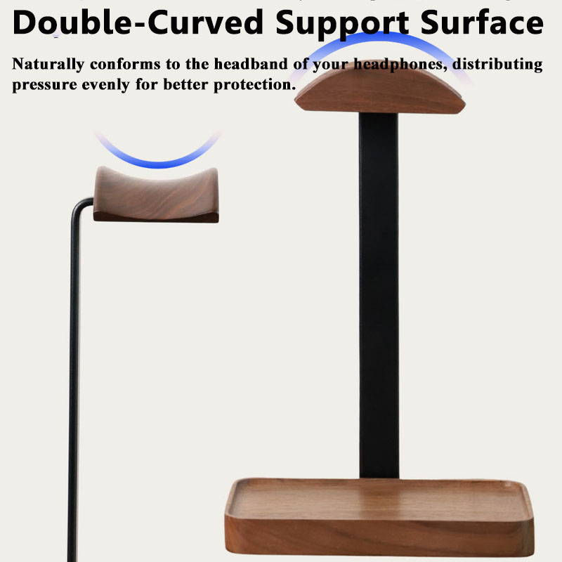 Solid Wood Headphones Stand Bl – Headphone Stand Desk recenzja i cena