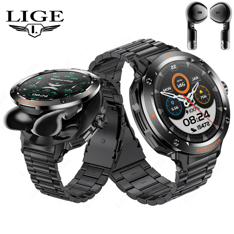 New Men's 2 In 1 Headset Smart – Earbuds Charging Case recenzja i cena