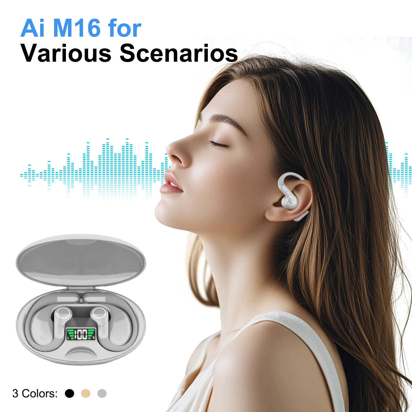 Ai Translator Earbud Device Re – Earbuds Charging Case recenzja i cena