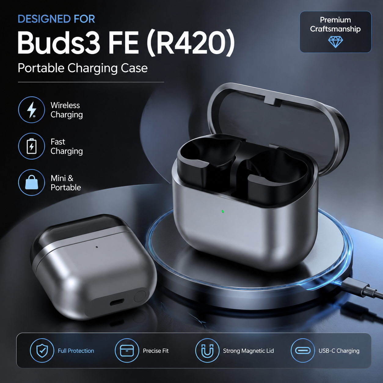 Replacement Charging Case For  – Earbuds Charging Case recenzja i cena
