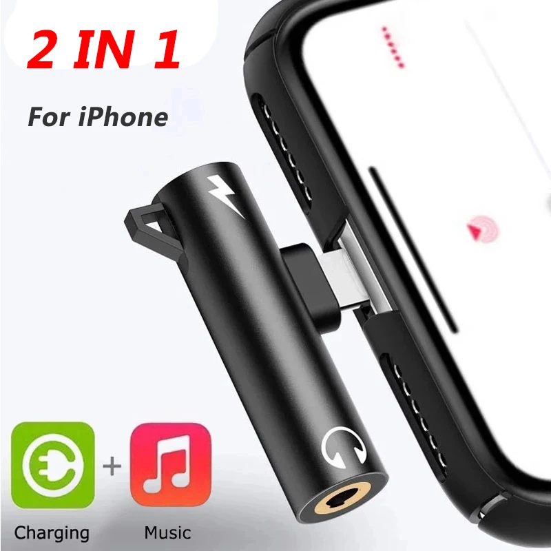 2 In1 Adapter Splitter For iPh – Earphone Splitter Jack recenzja i cena
