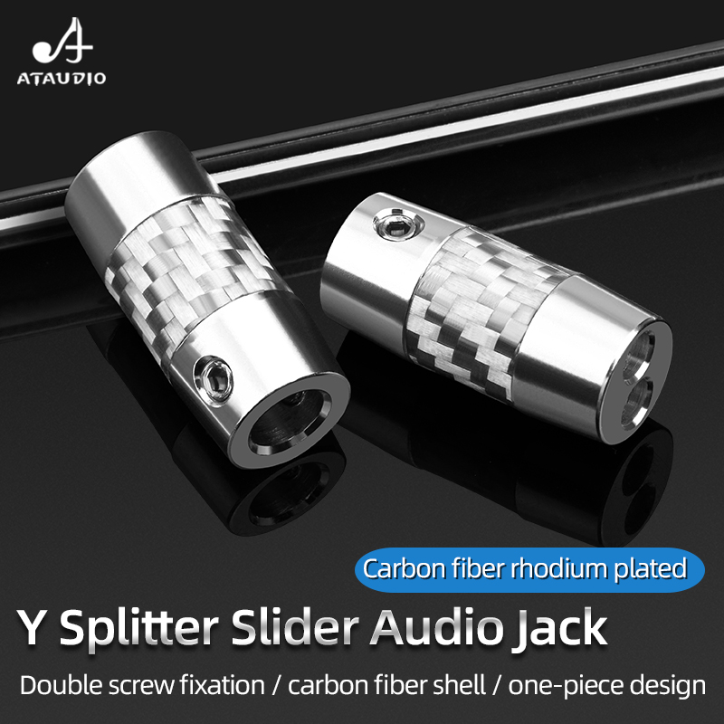 4pcs Carbon Fiber Y Splitter A – Audio Splitter Y recenzja i cena