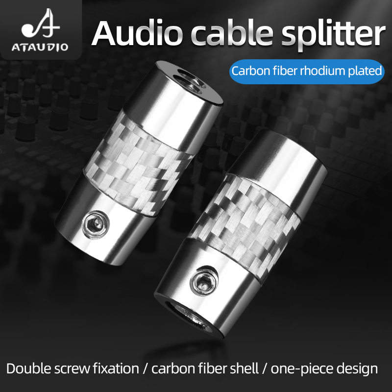 4pcs Carbon Fiber Y Splitter A – Audio Splitter Y recenzja i cena