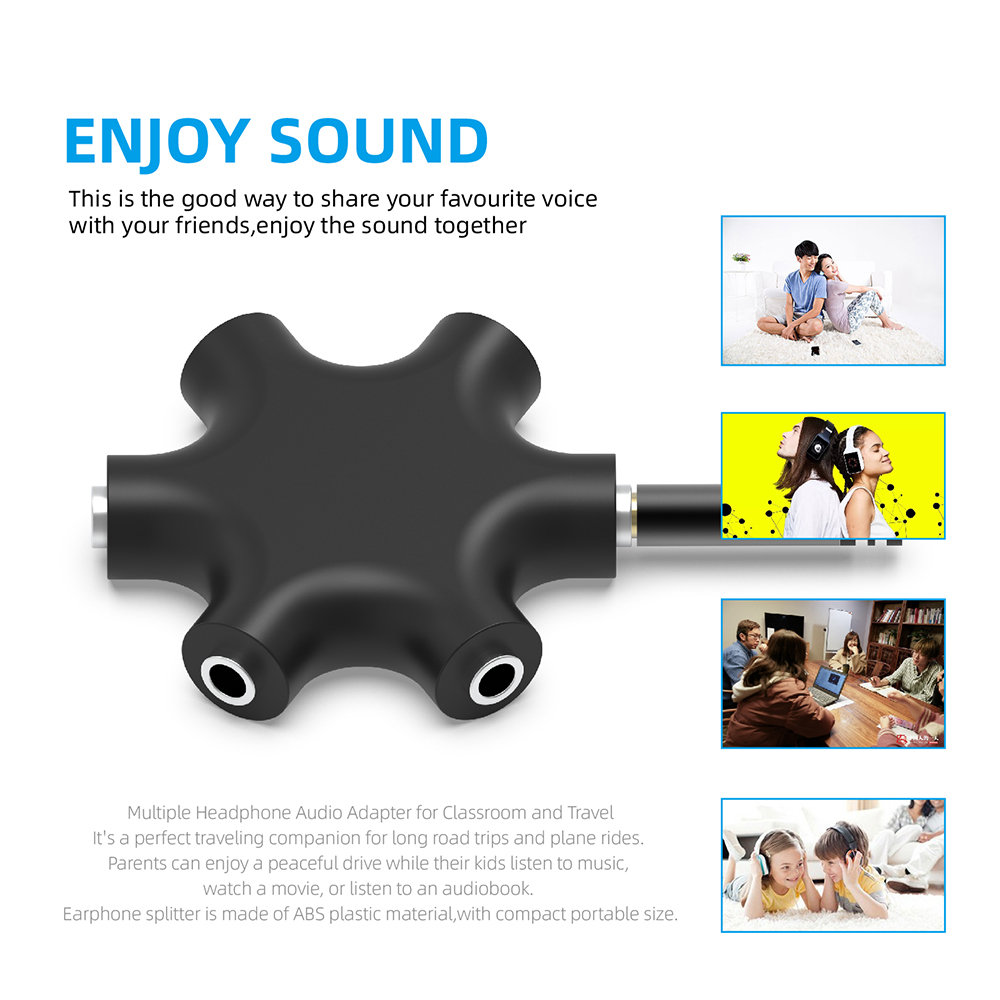 3.5mm Jack Earphone Audio Spli – Earphone Splitter Jack recenzja i cena