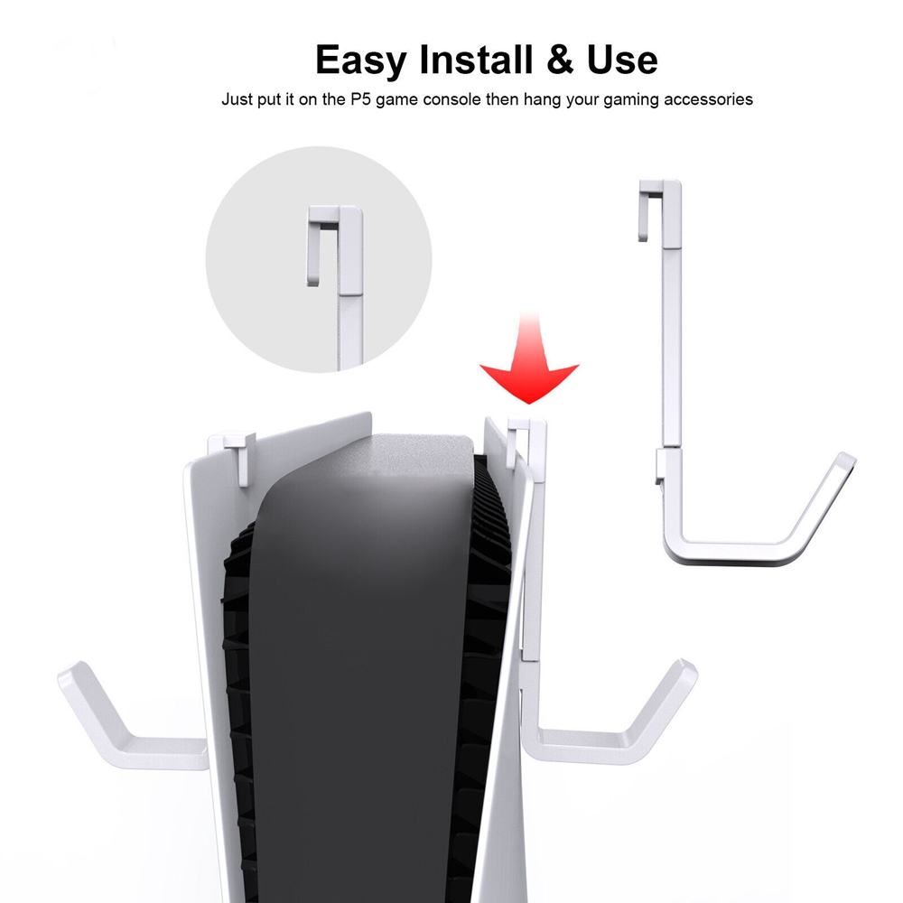 For PS5 Pro PS5 Slim Accessori – Headphone Stand Desk recenzja i cena
