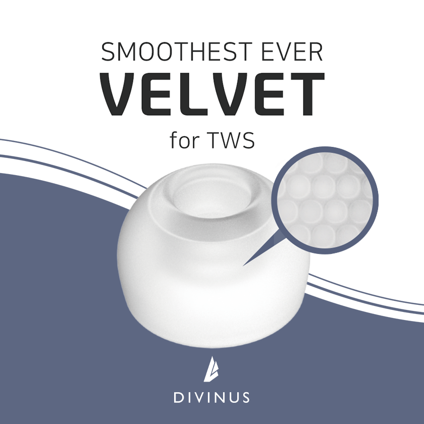Divinus Velvet Eartips For TWS – Wireless Earbuds Tws recenzja i cena