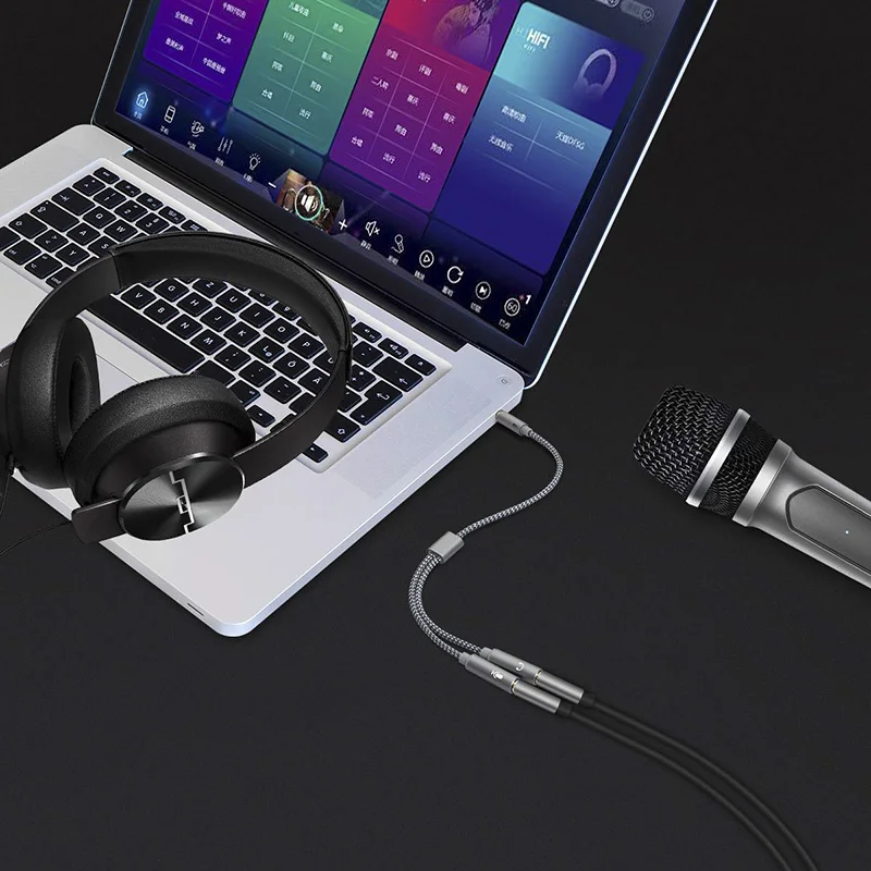 Headset splitter 3.5mm audio m – Earphone Splitter Jack recenzja i cena