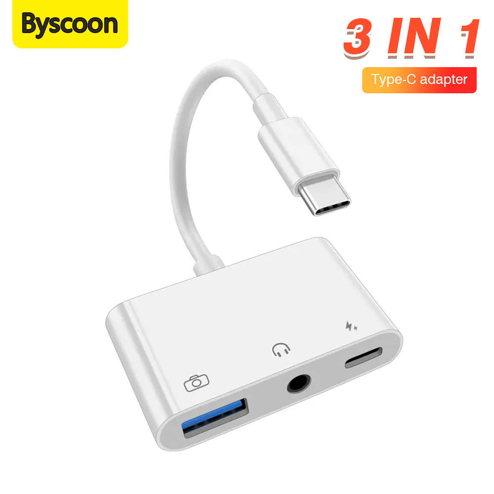3 in 1 Type C to 3.5mm Jack Ea – Earphone Splitter Jack recenzja i cena