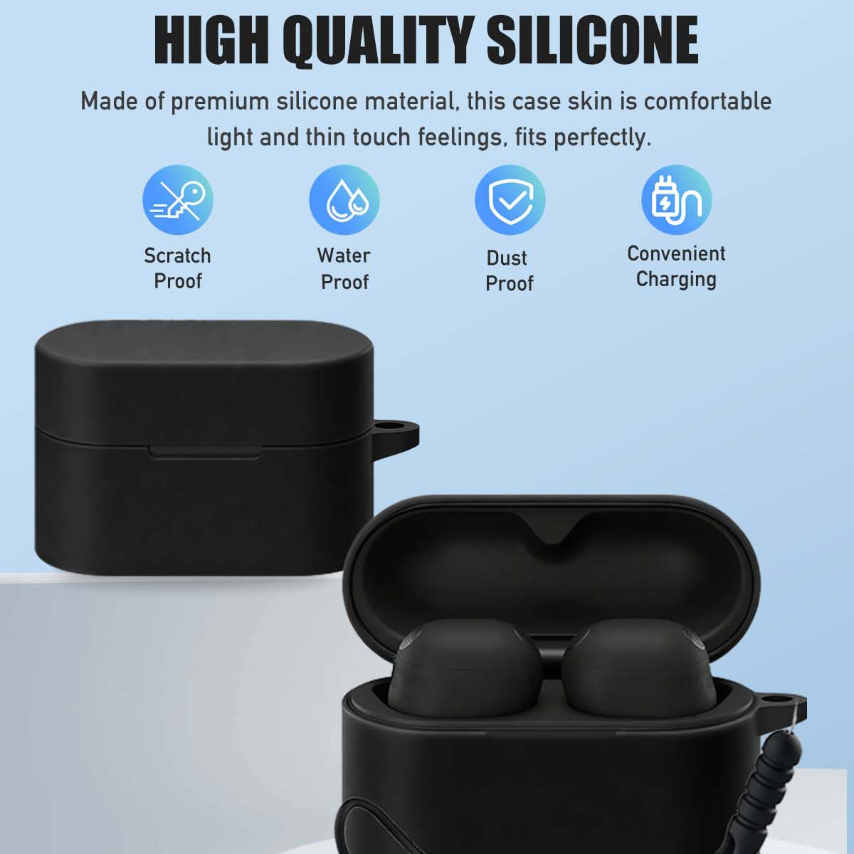 Case for Sony WF-1000XM6 Earbu – Earbuds Charging Case recenzja i cena