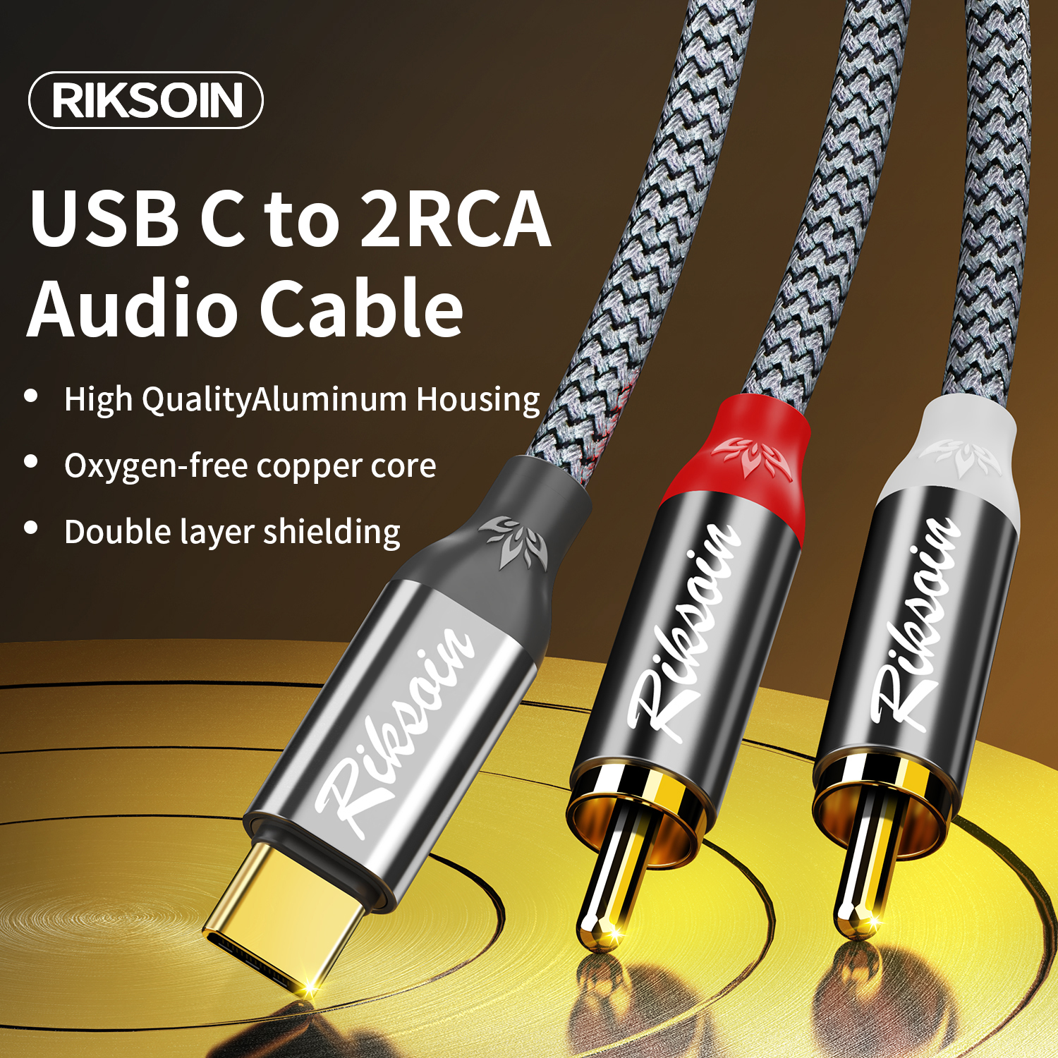 USB C to 2RCA Stereo Cable Y S – Audio Splitter Y recenzja i cena