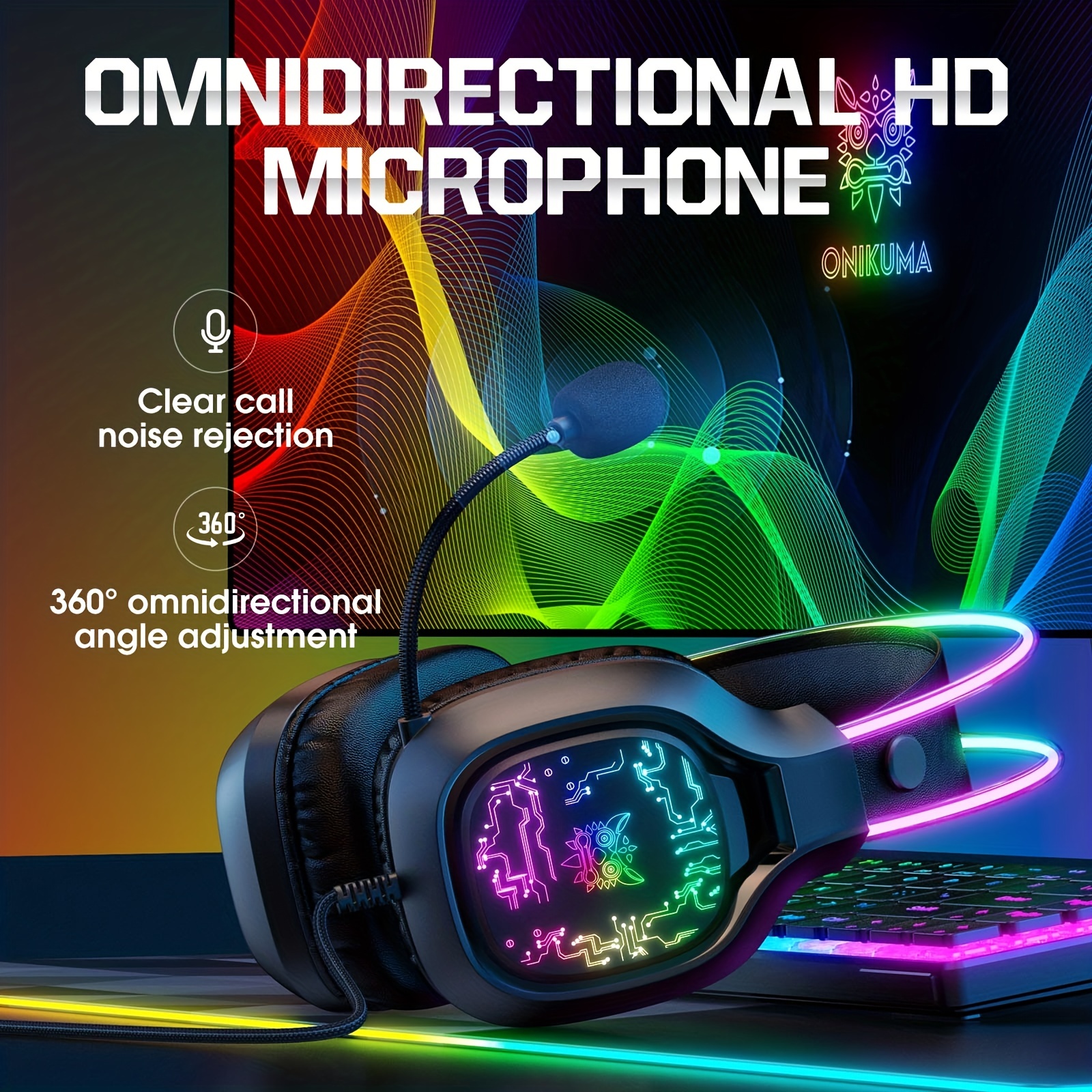 ONIKUMA X22 Gaming Headset RGB – Gaming Headset Rgb recenzja i cena
