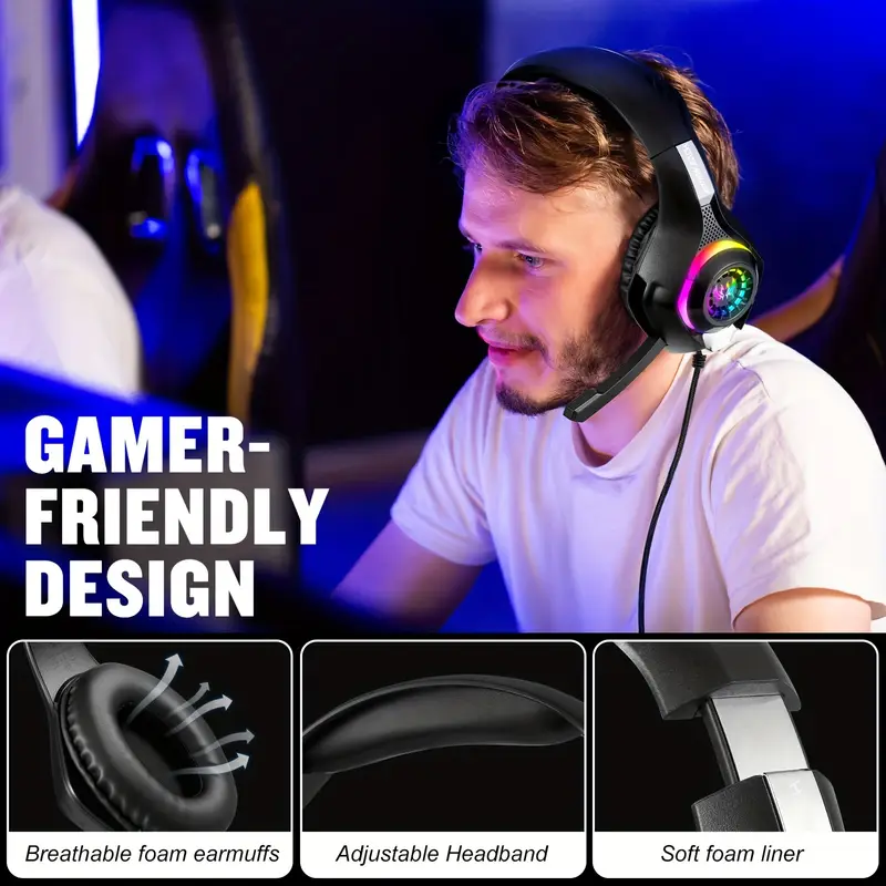 Gaming Headset for PC, PS4, PS – Gaming Headset Rgb recenzja i cena