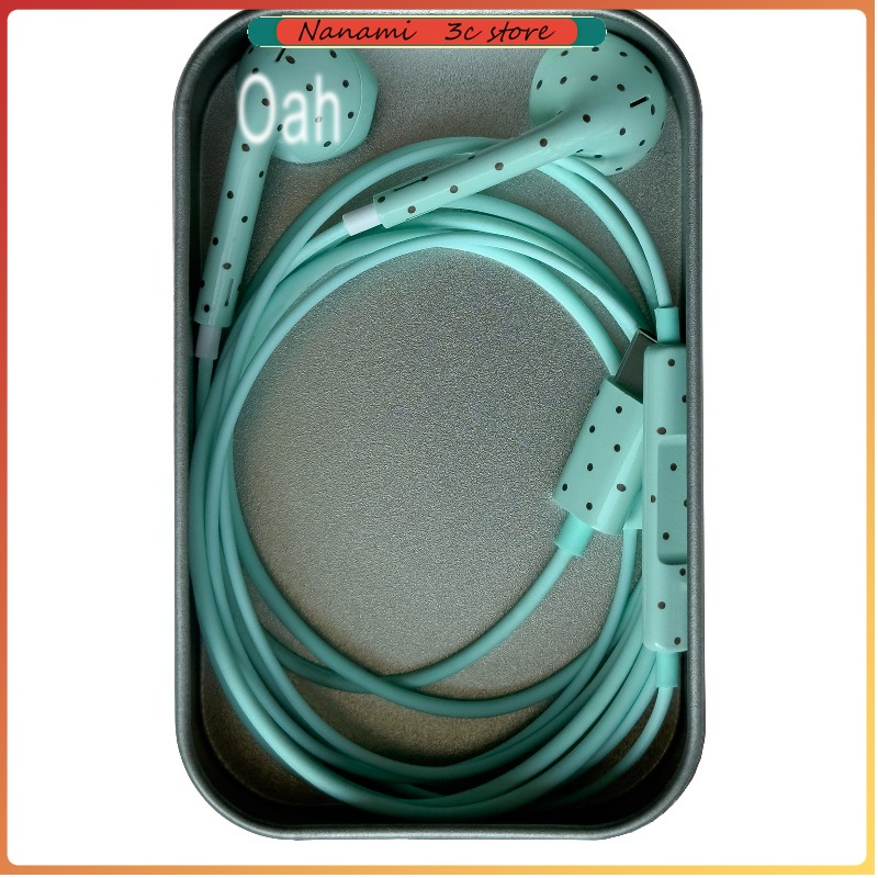 Oah Polka Dot Wired Earphones  – Usb C Earphone recenzja i cena