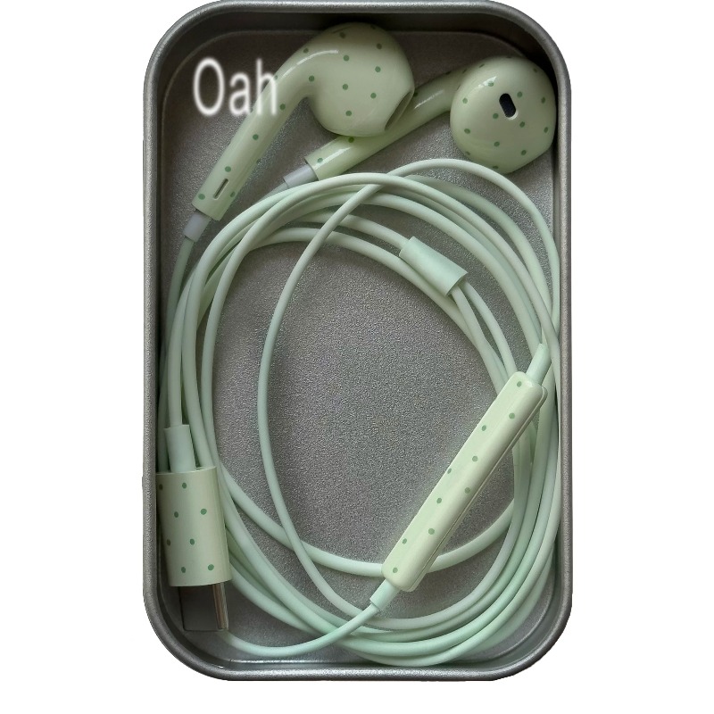 Oah Polka Dot Wired Earphones  – Usb C Earphone recenzja i cena