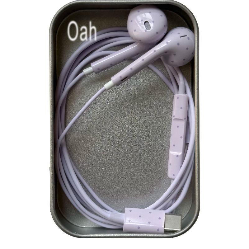 Oah Polka Dot Wired Earphones  – Usb C Earphone recenzja i cena