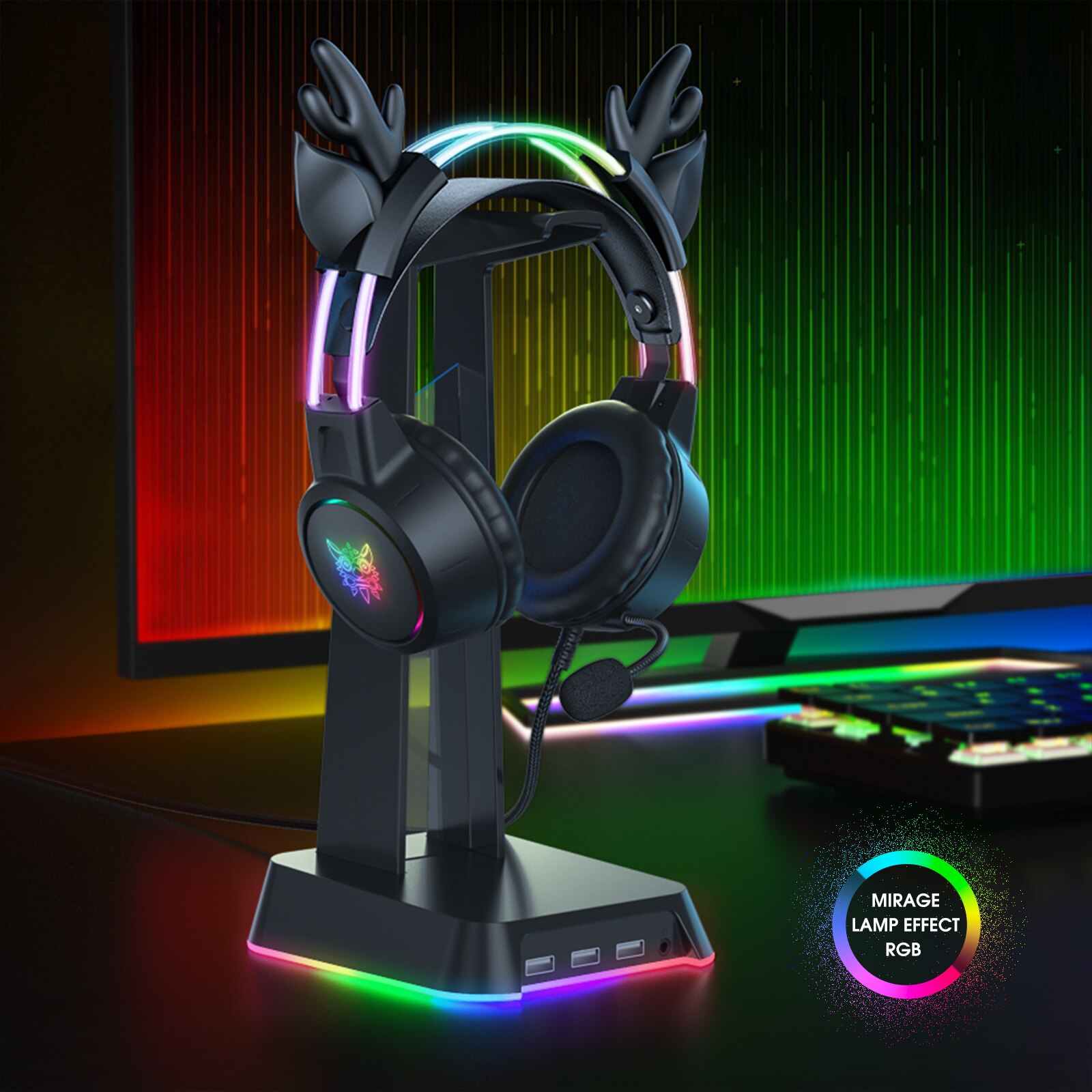 ONIKUMA Gaming Headset for 202 – Gaming Headset Rgb recenzja i cena