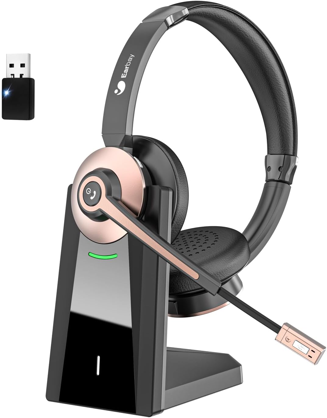 Wireless Headset with Mic, Noi – Noise Cancelling Headphone recenzja i cena