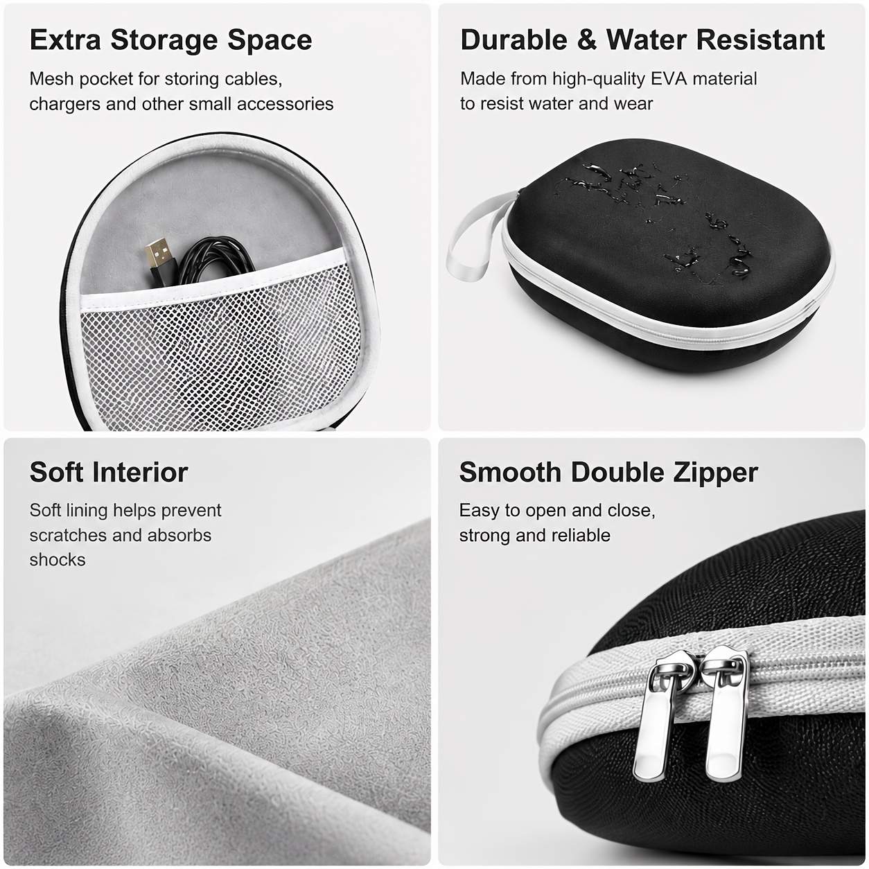 Portable Headphone Storage Cas – Headphone Case Hard recenzja i cena