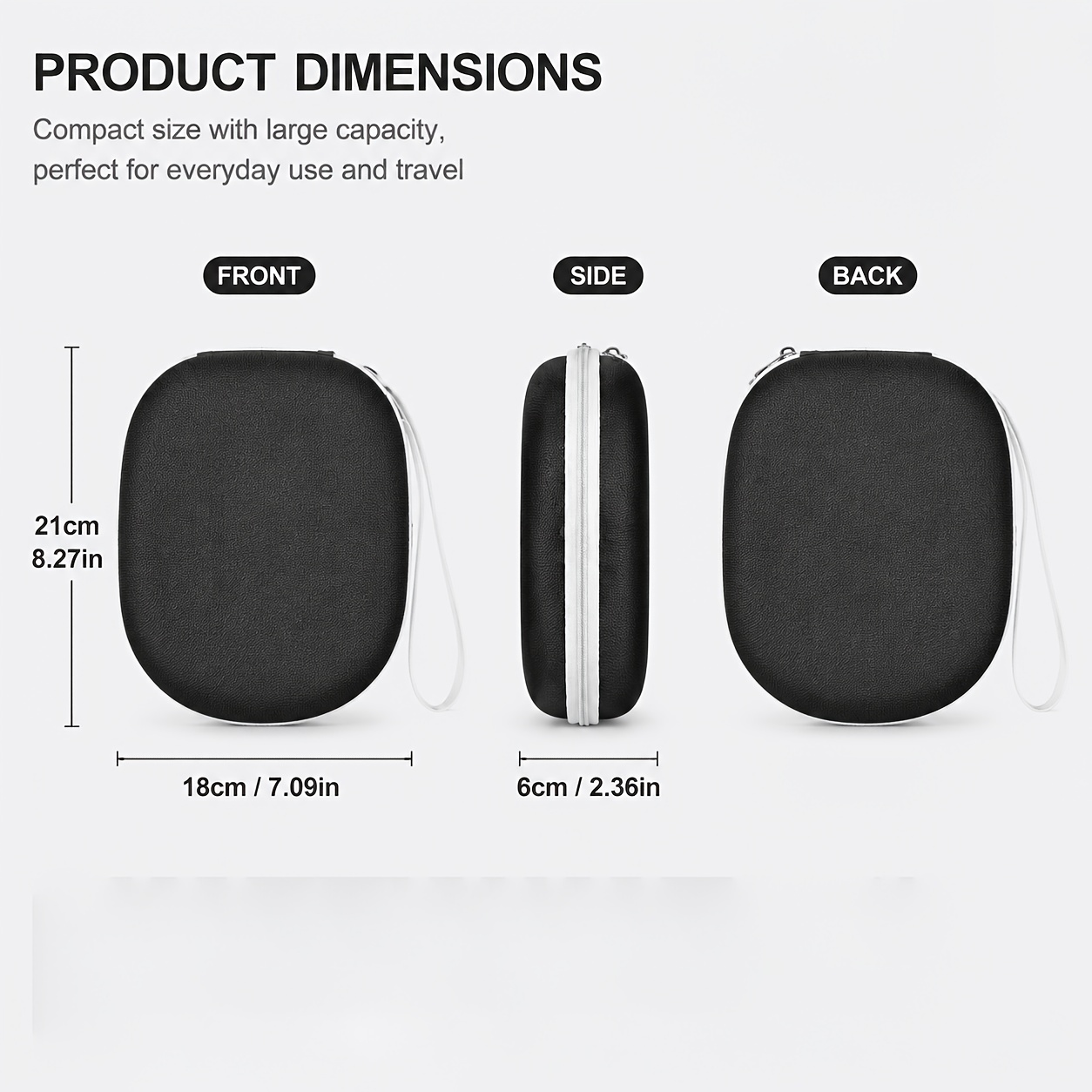 Portable Headphone Storage Cas – Headphone Case Hard recenzja i cena