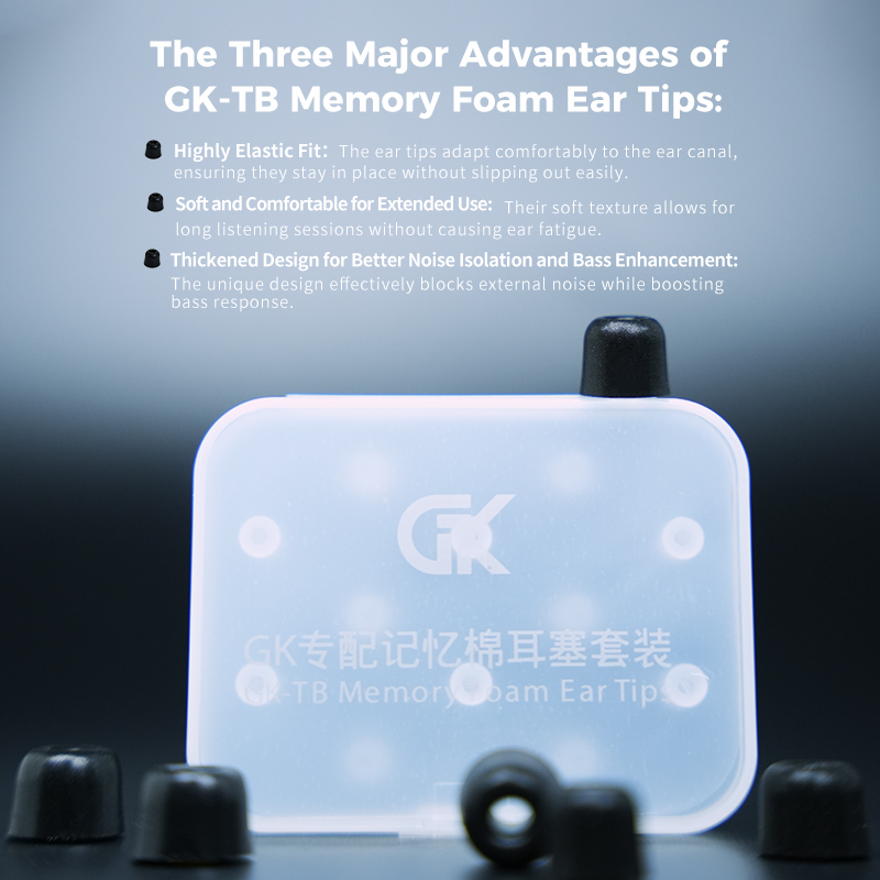 GK-TB 3Pair(6pcs) Noise Isolat – Earphone Foam Tip recenzja i cena