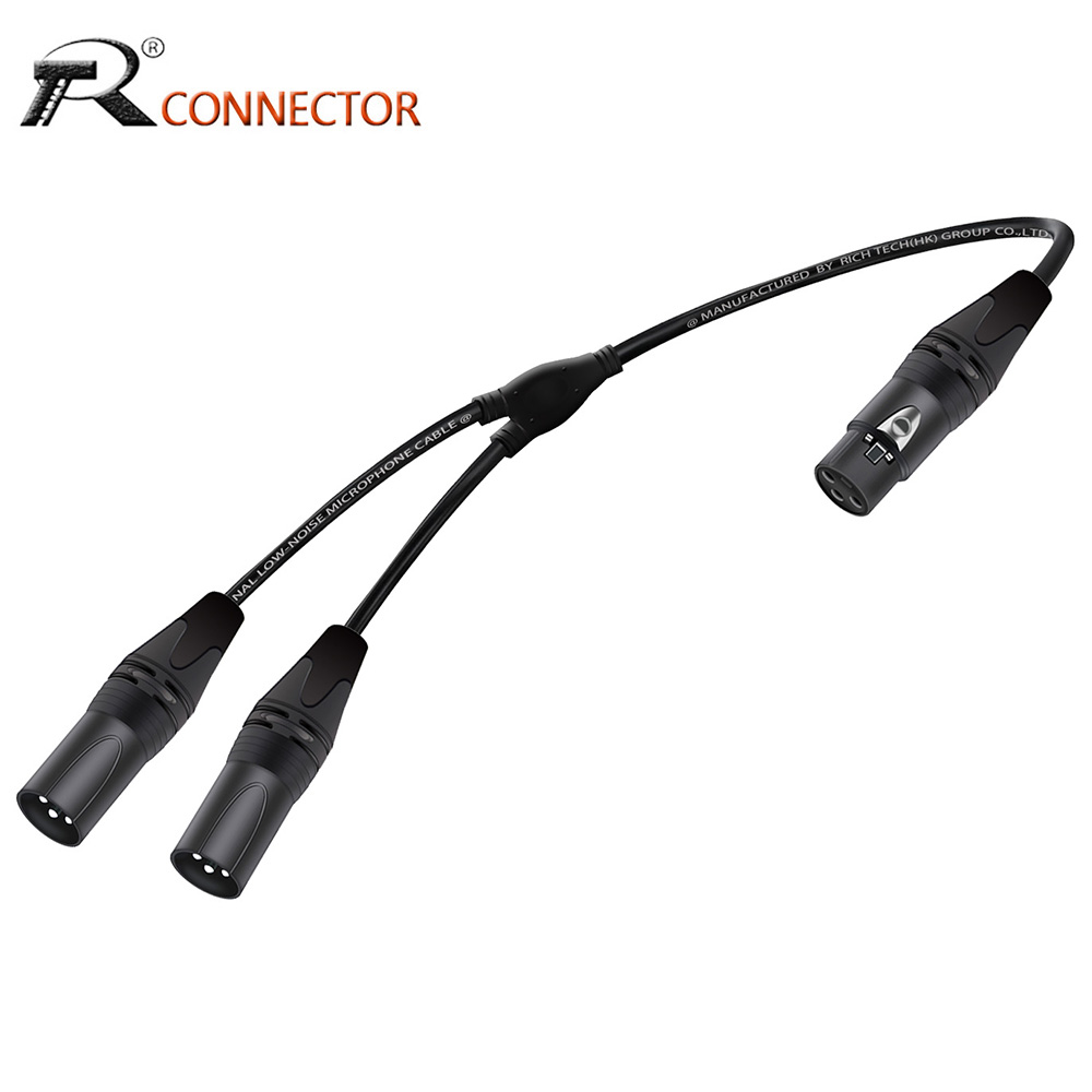 XLR Splitter Audio Cable,3Pins – Audio Splitter Y recenzja i cena