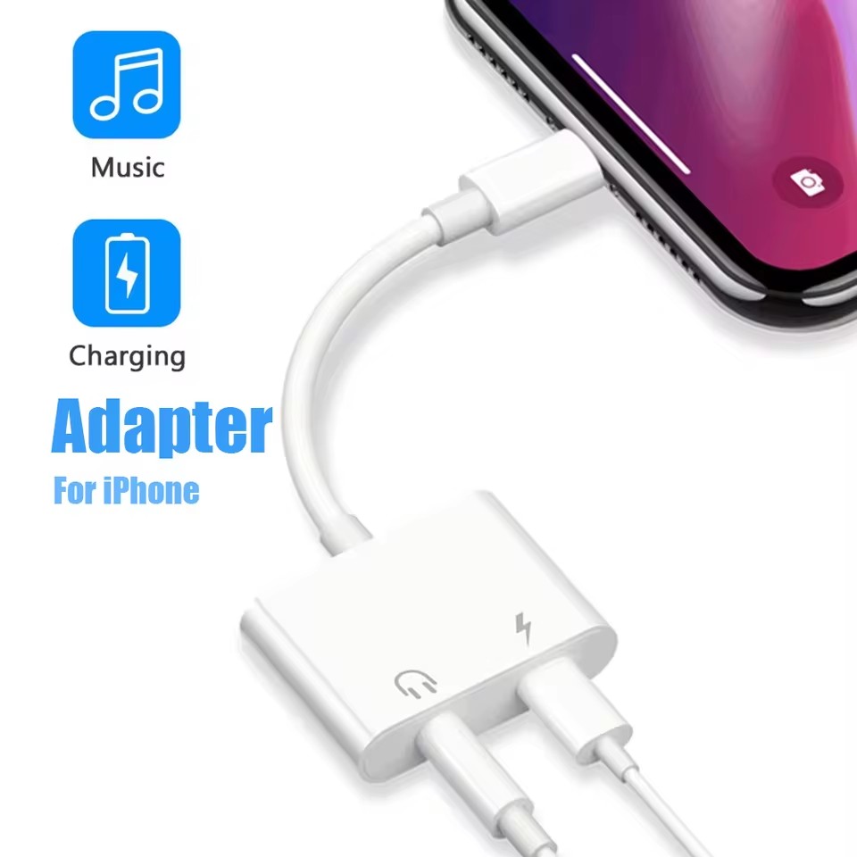 2 in 1 iOS to 3.5mm Jack Audio – Earphone Splitter Jack recenzja i cena