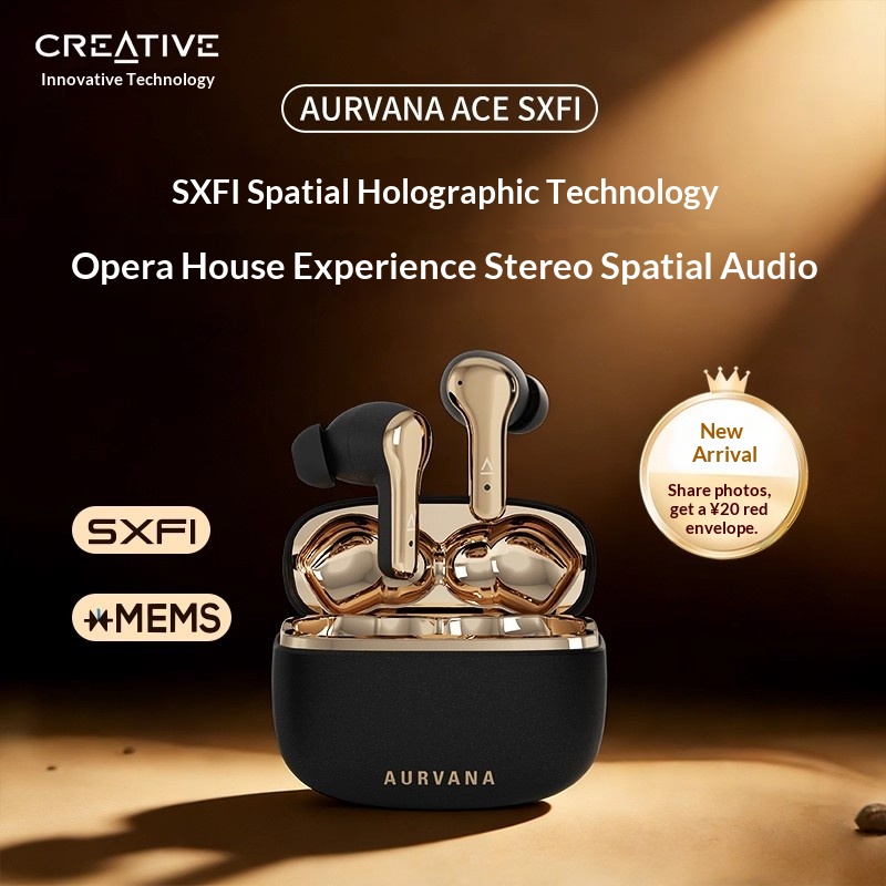 New Creative ACE SXFI TWS Earp – Wireless Earbuds Tws recenzja i cena